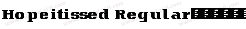 Hopeitissed Regular字体转换